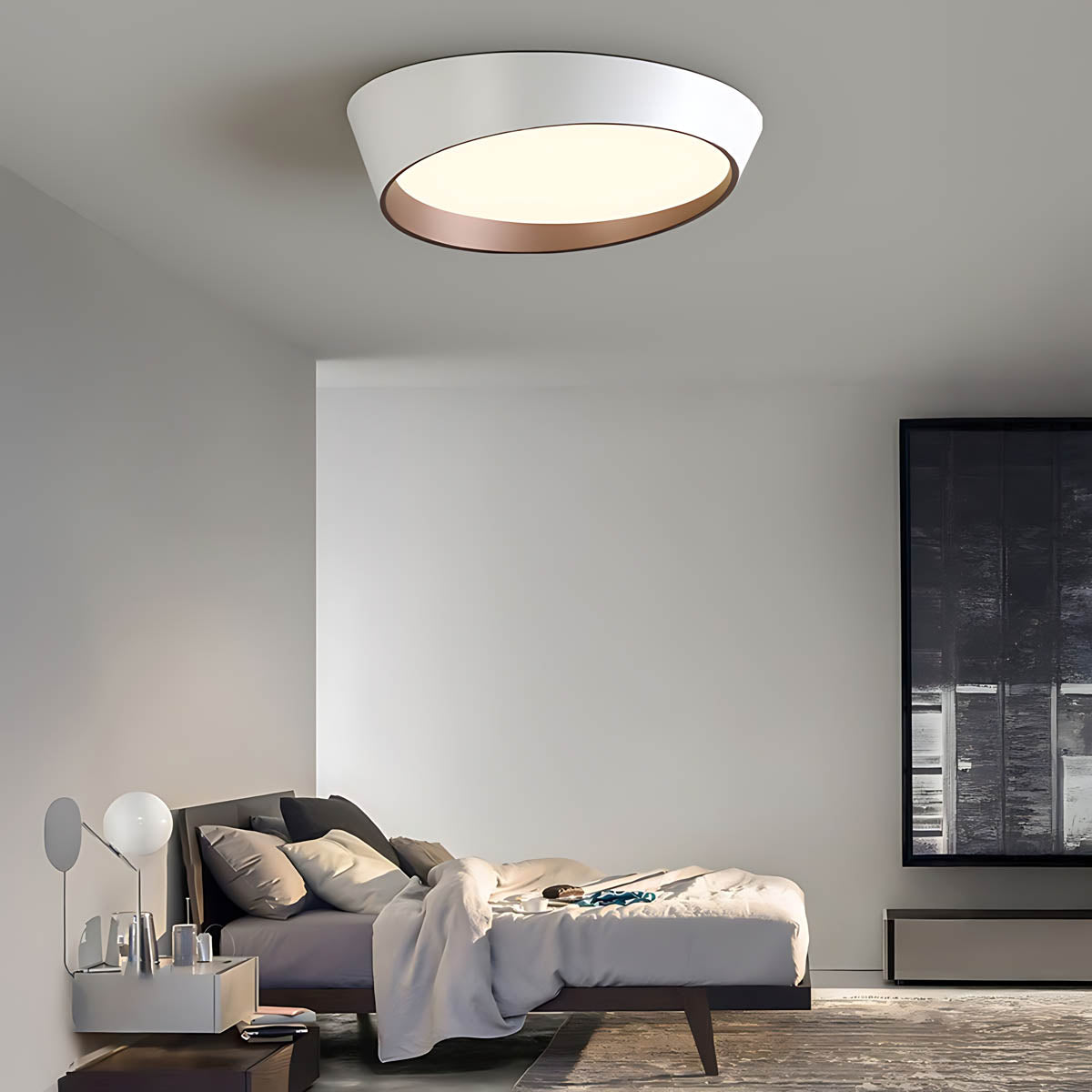 Langford Vessel Acrylic Ceiling Light — gallery image 8