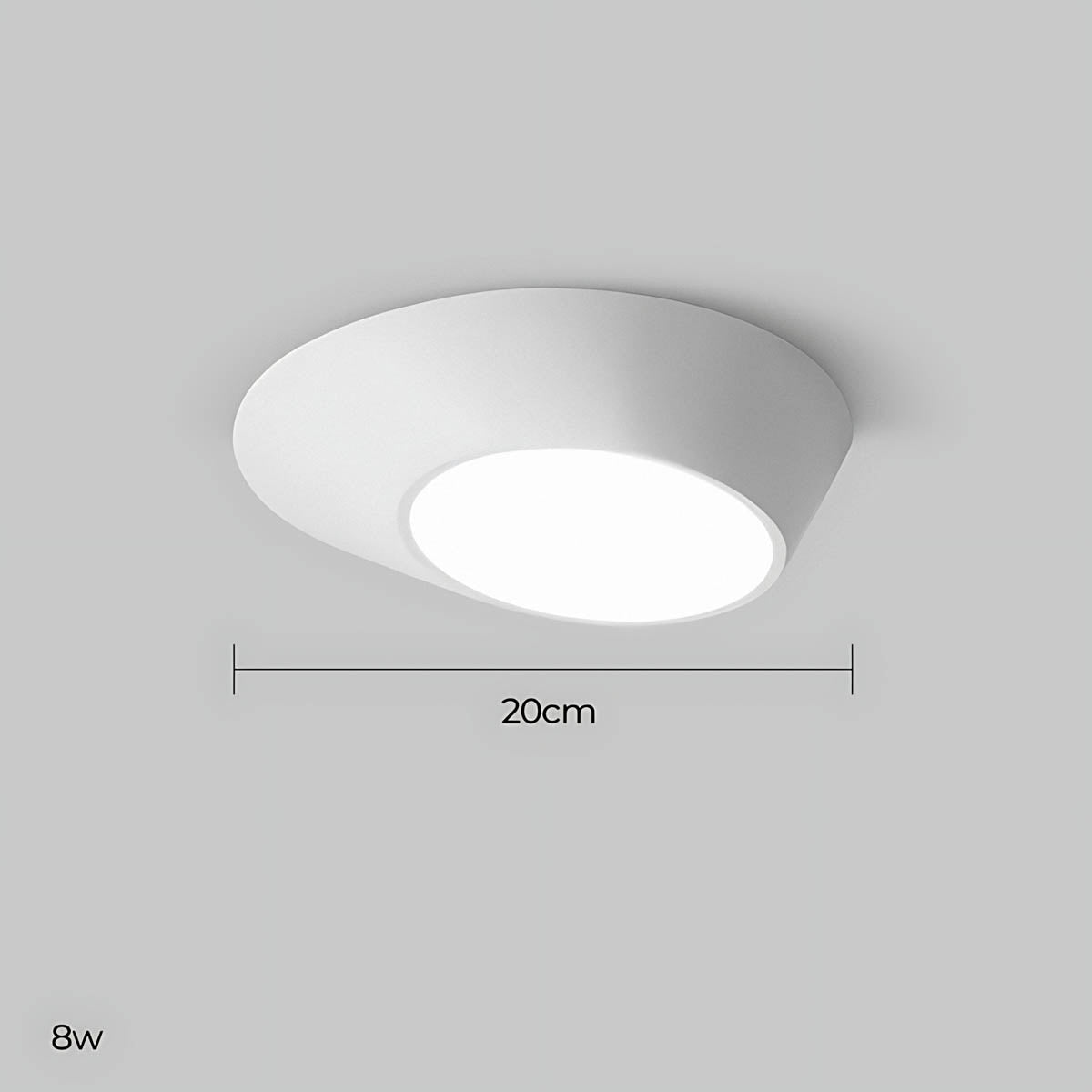Oakmere Vessel Acrylic Ceiling Light — gallery image 19