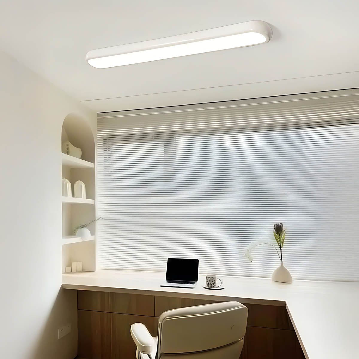 Rosewood Vessel Acrylic Ceiling Light — gallery image 3