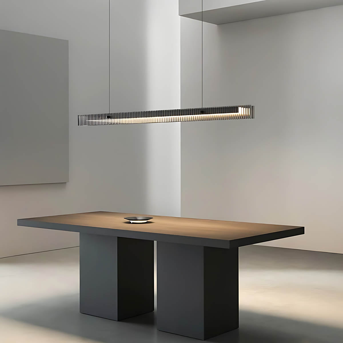 Sherwood Vessel Glass Fluted Pendant Light — gallery image 7