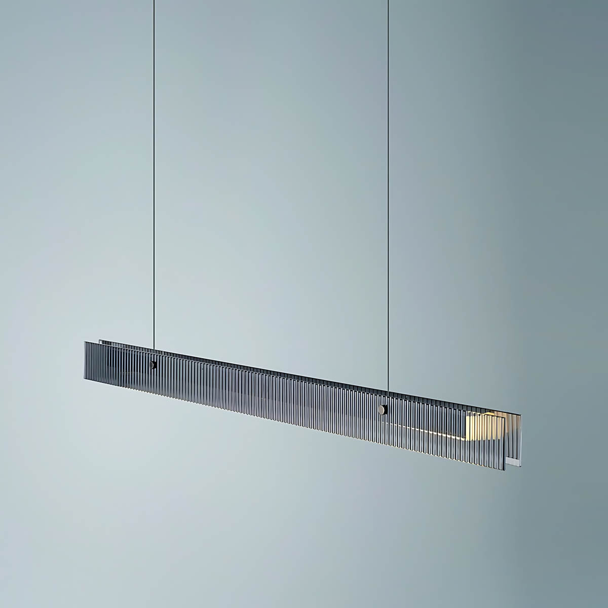 Sherwood Vessel Glass Fluted Pendant Light — gallery image 12