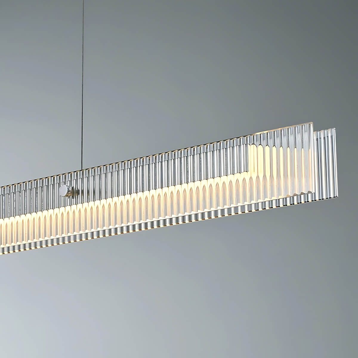 Sherwood Vessel Glass Fluted Pendant Light — gallery image 13