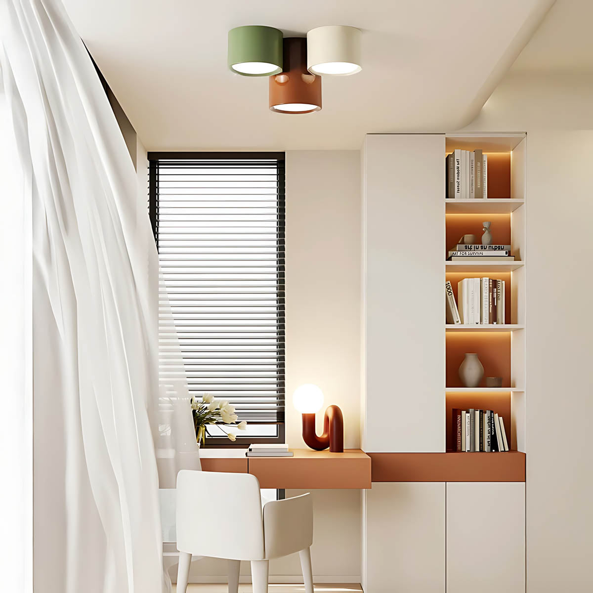 Greenwood Vessel Acrylic Ceiling Light — gallery image 6