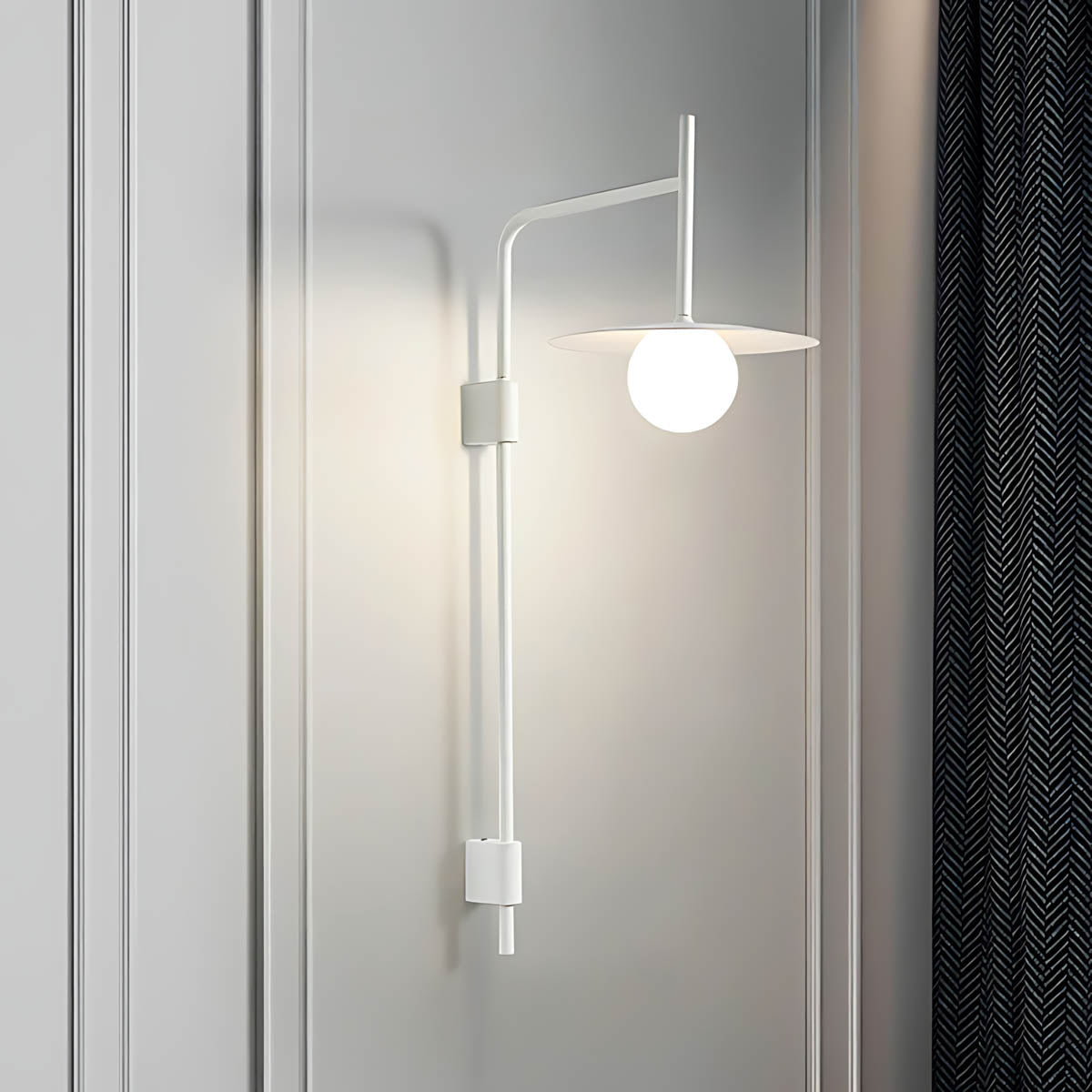 Acorn Vessel Glass Globe Wall Sconce — gallery image 3