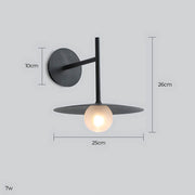 Acorn Vessel Glass Globe Wall Sconce — gallery image 14