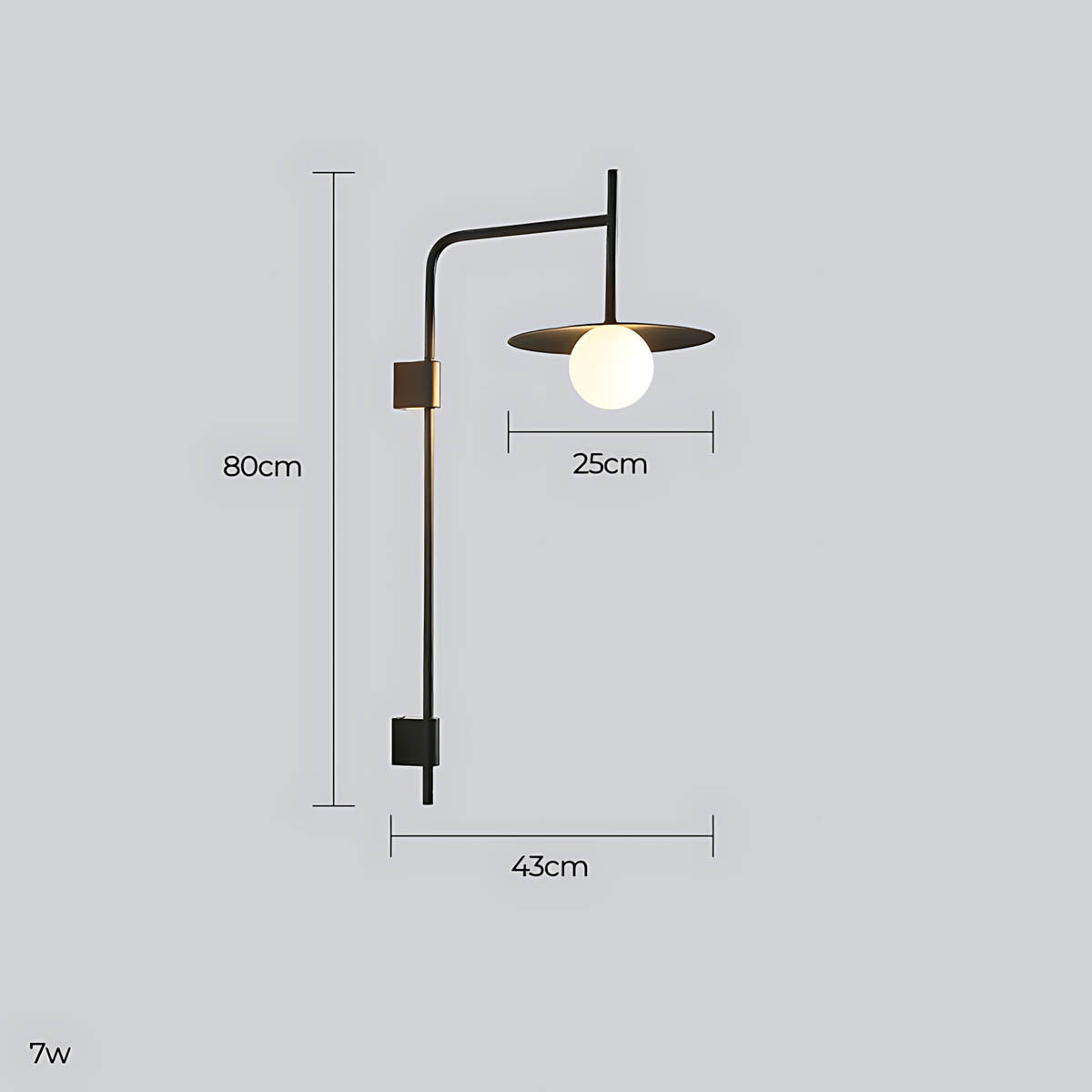 Acorn Vessel Glass Globe Wall Sconce — gallery image 17