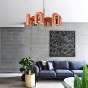 Eversley Vessel Resin Linear Chandelier — gallery image 8