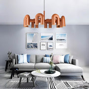 Eversley Vessel Resin Linear Chandelier — gallery image 2