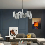 Eversley Vessel Resin Linear Chandelier — gallery image 7
