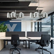 Eversley Vessel Resin Linear Chandelier — gallery image 9