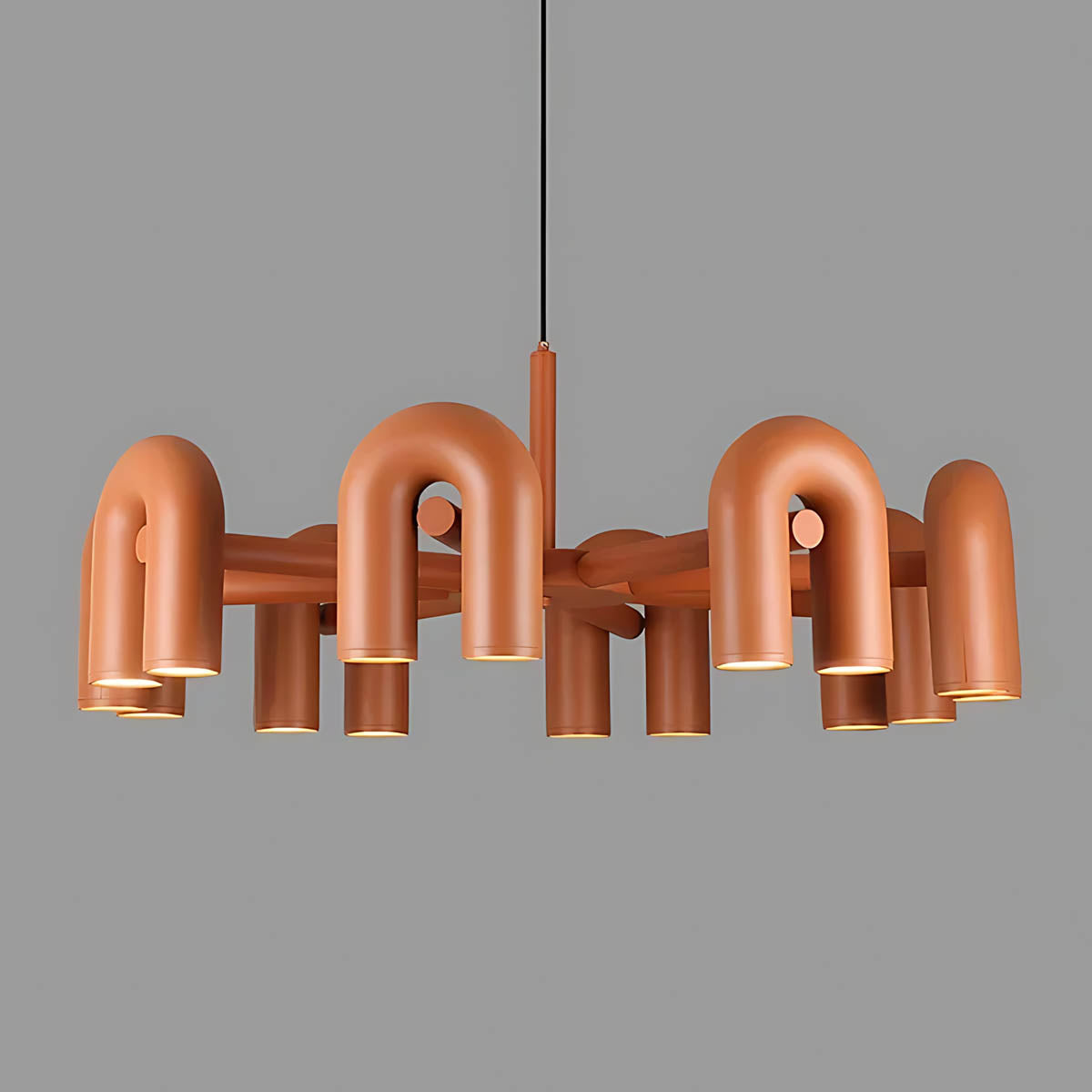 Eversley Vessel Resin Linear Chandelier — gallery image 12