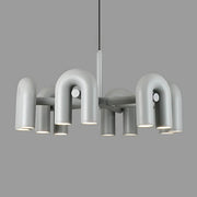 Eversley Vessel Resin Linear Chandelier — gallery image 13