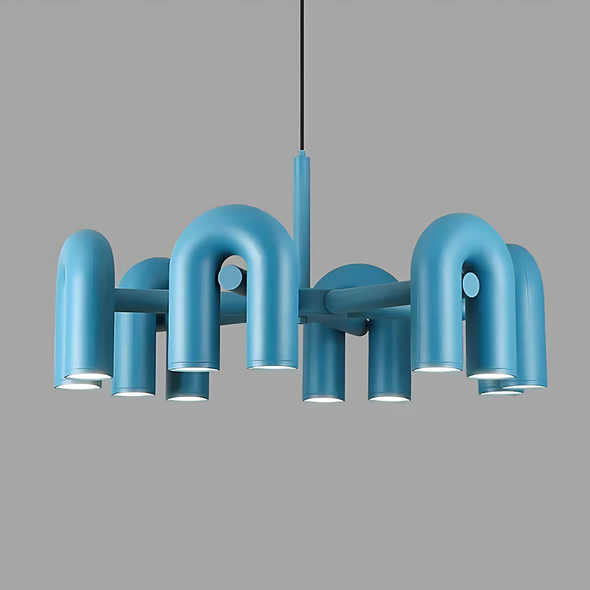 Eversley Vessel Resin Linear Chandelier — gallery image 14