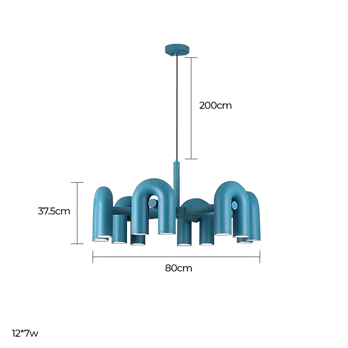 Eversley Vessel Resin Linear Chandelier — gallery image 26