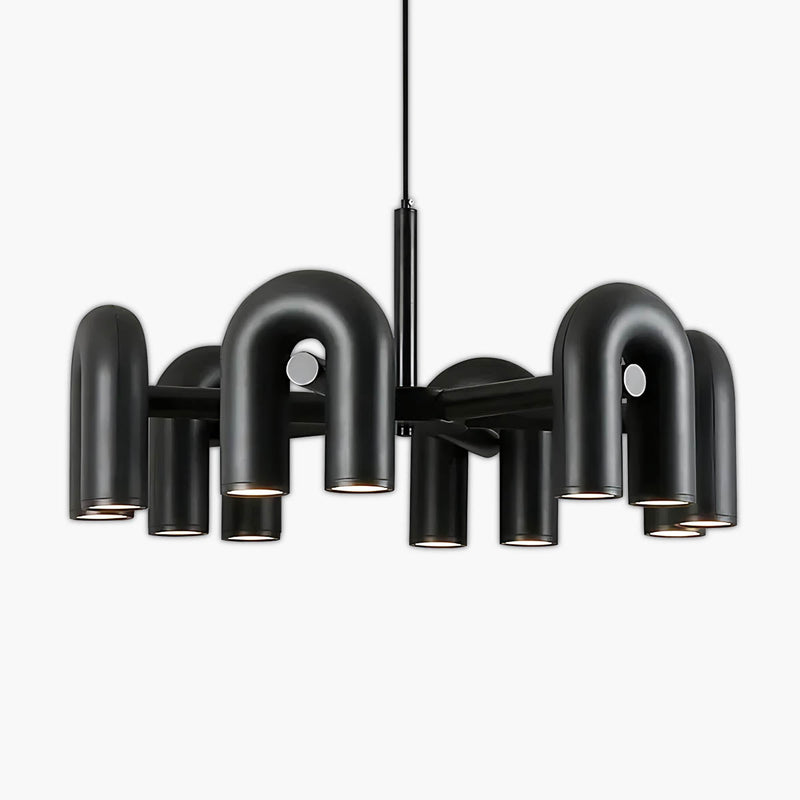 Eversley Vessel Resin Linear Chandelier — gallery image 1