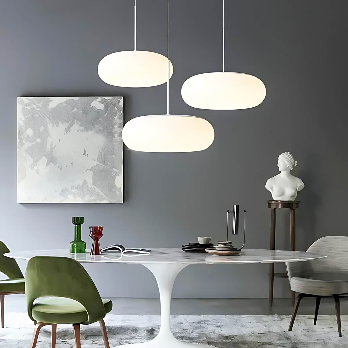 Greystone Vessel Acrylic Pendant Light — gallery image 2
