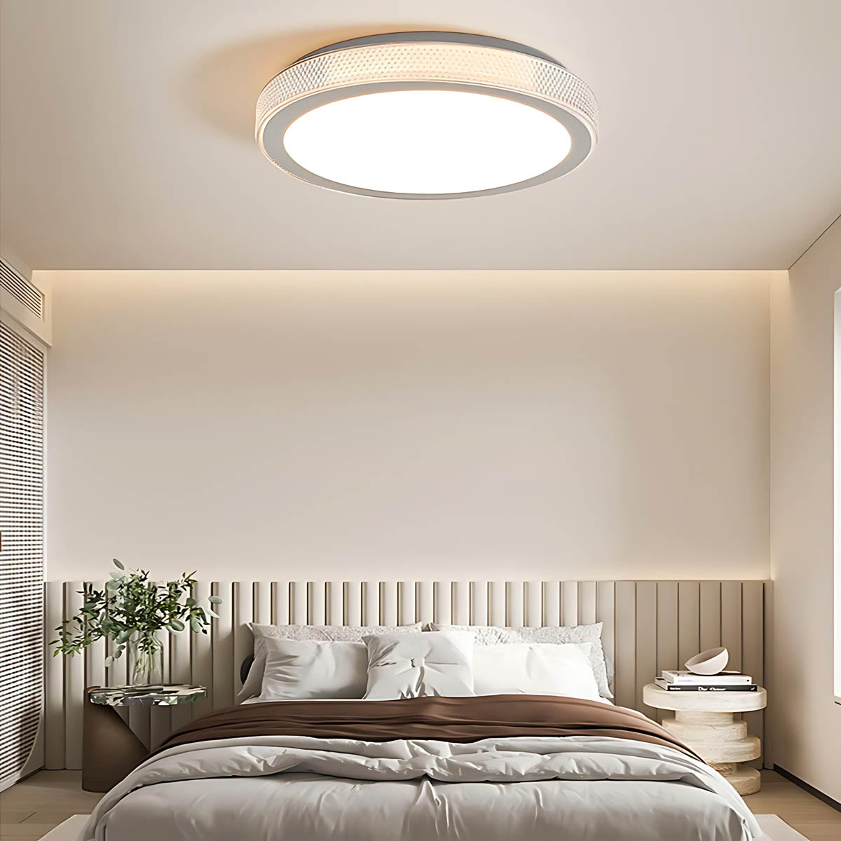 Elmsford Vessel Acrylic Ring Ceiling Light — gallery image 2