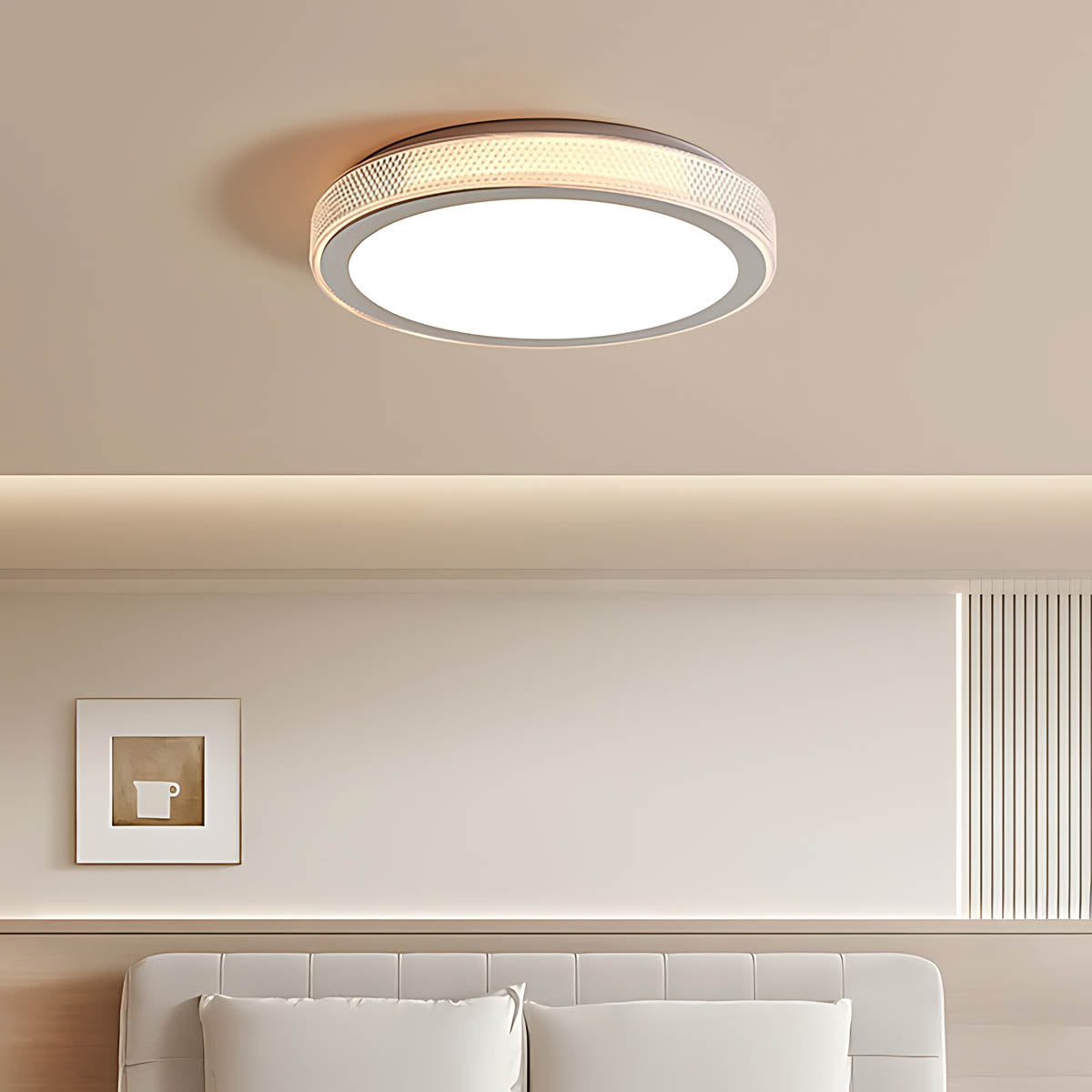 Elmsford Vessel Acrylic Ring Ceiling Light — gallery image 5