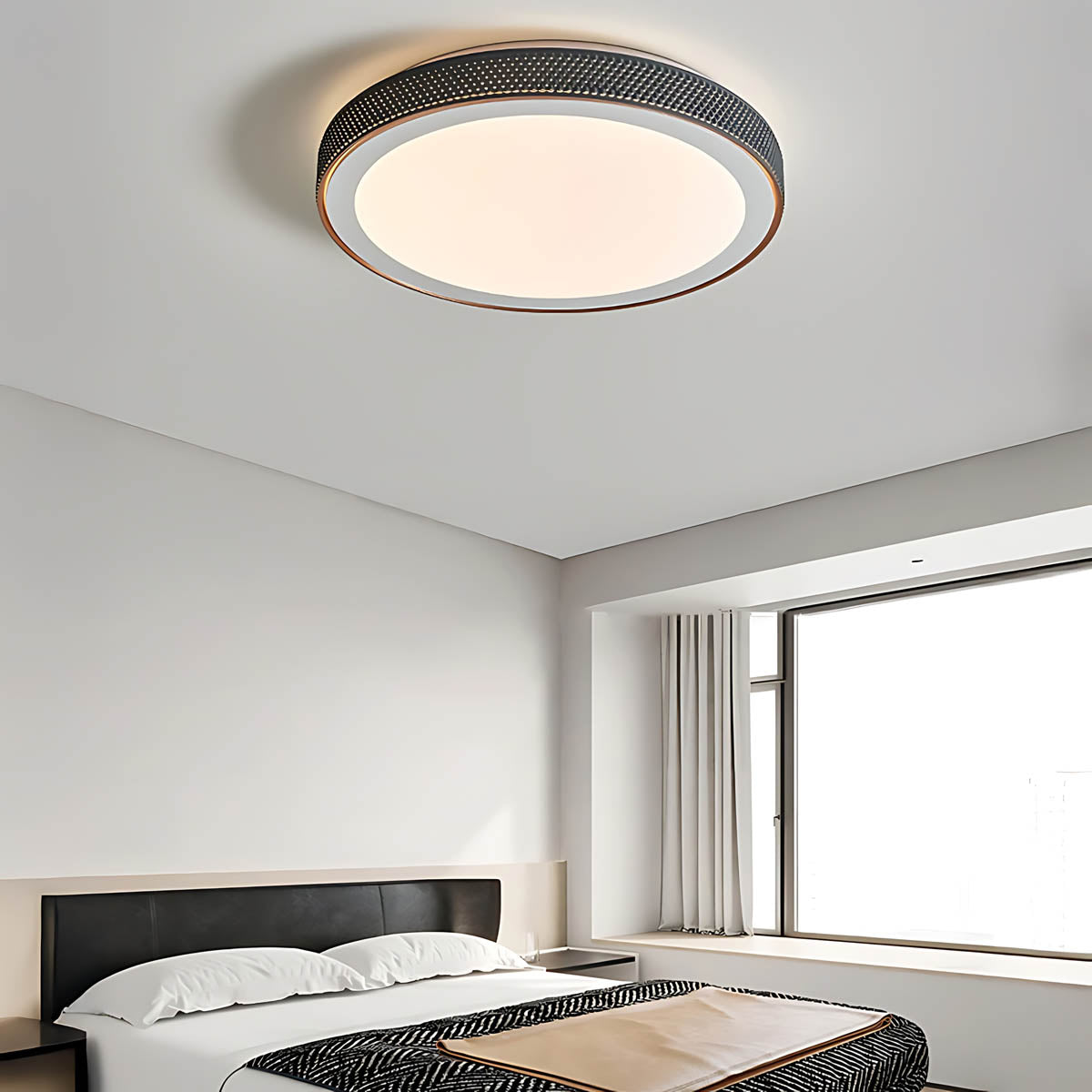 Elmsford Vessel Acrylic Ring Ceiling Light — gallery image 6