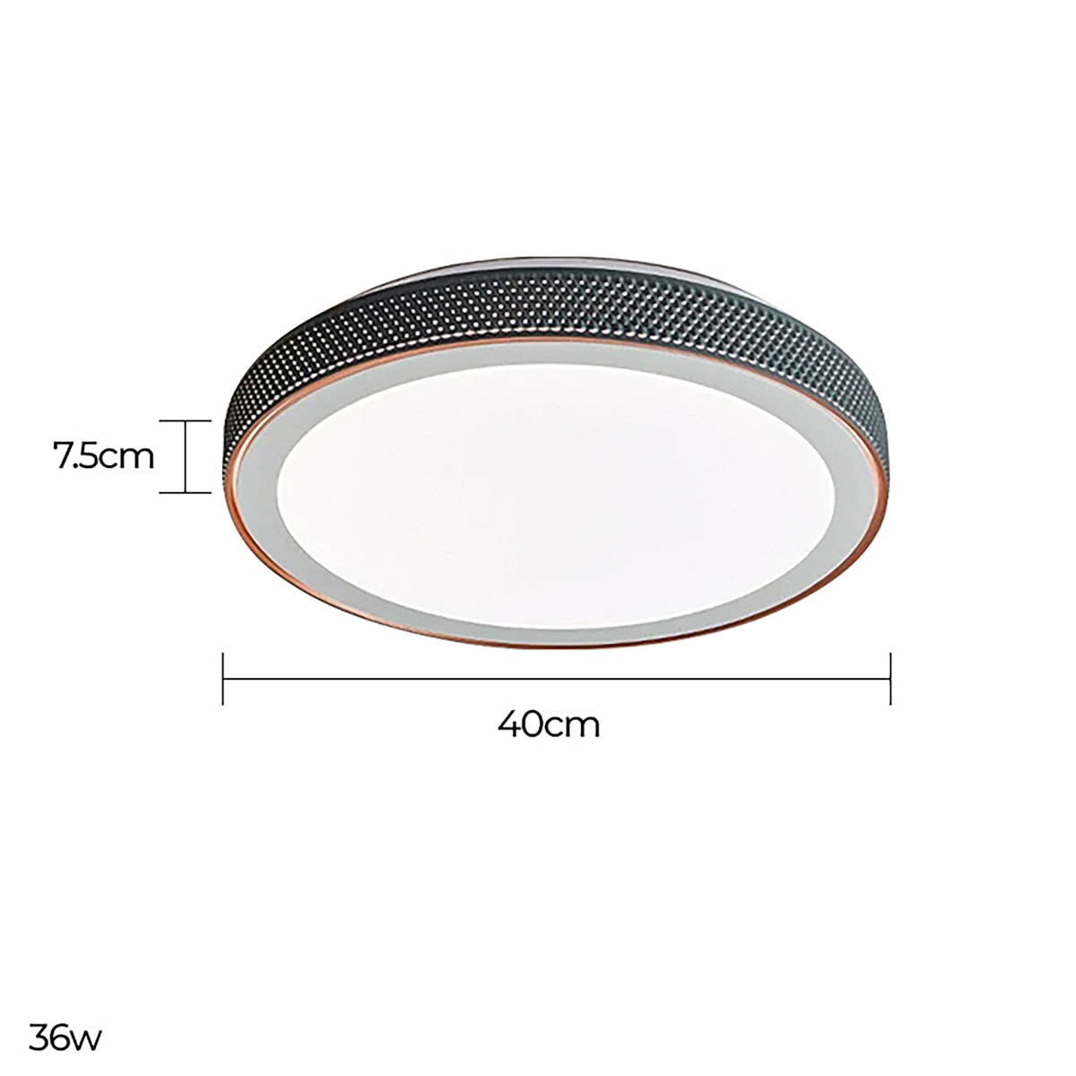 Elmsford Vessel Acrylic Ring Ceiling Light — gallery image 16