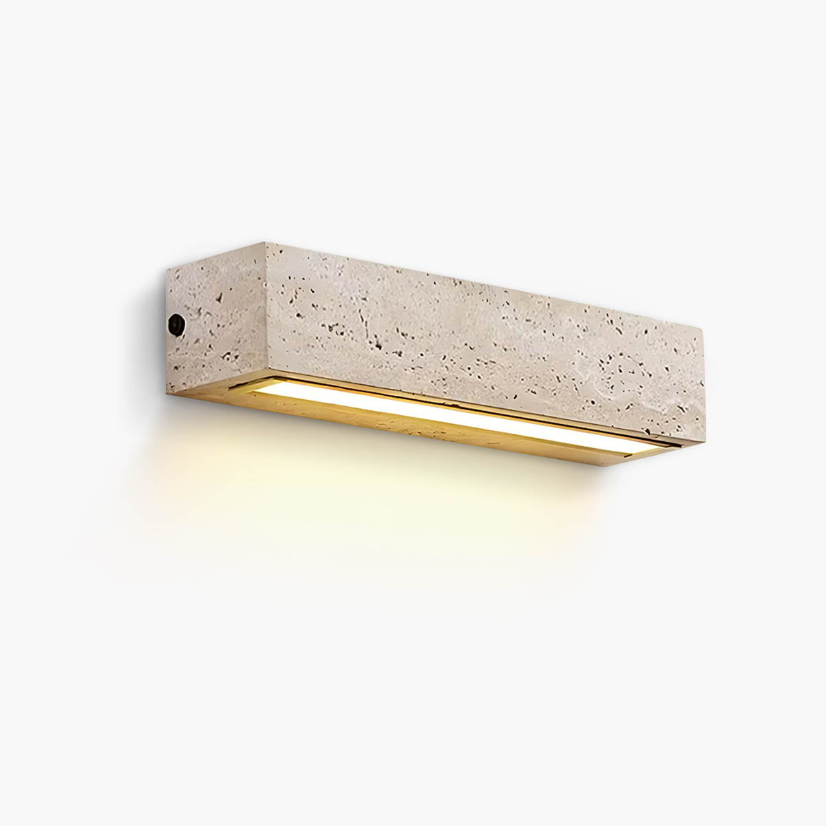 Foxglove Vessel Travertine Linear Outdoor Wall Light — gallery image 1