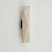 Blackthorn Vessel Travertine Hourglass Outdoor Wall Light — gallery image 9