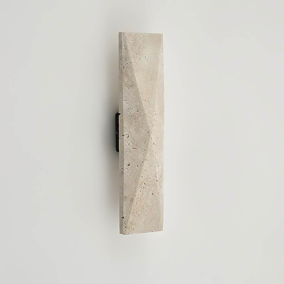 Blackthorn Vessel Travertine Hourglass Outdoor Wall Light — gallery image 9