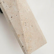 Blackthorn Vessel Travertine Hourglass Outdoor Wall Light — gallery image 12