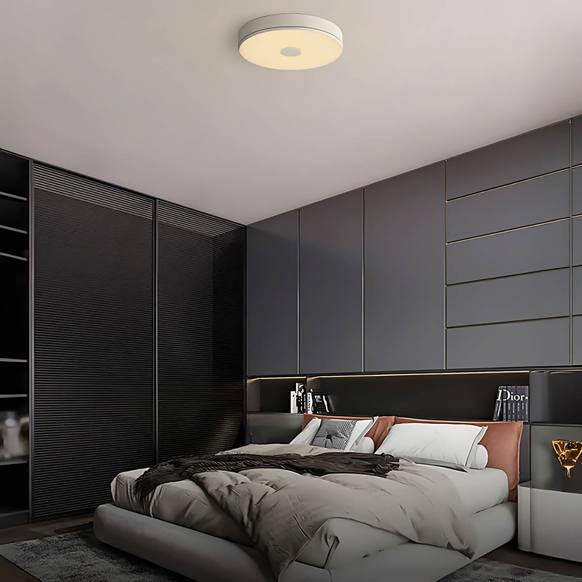 Mapledale Vessel Glass Ceiling Light — gallery image 5