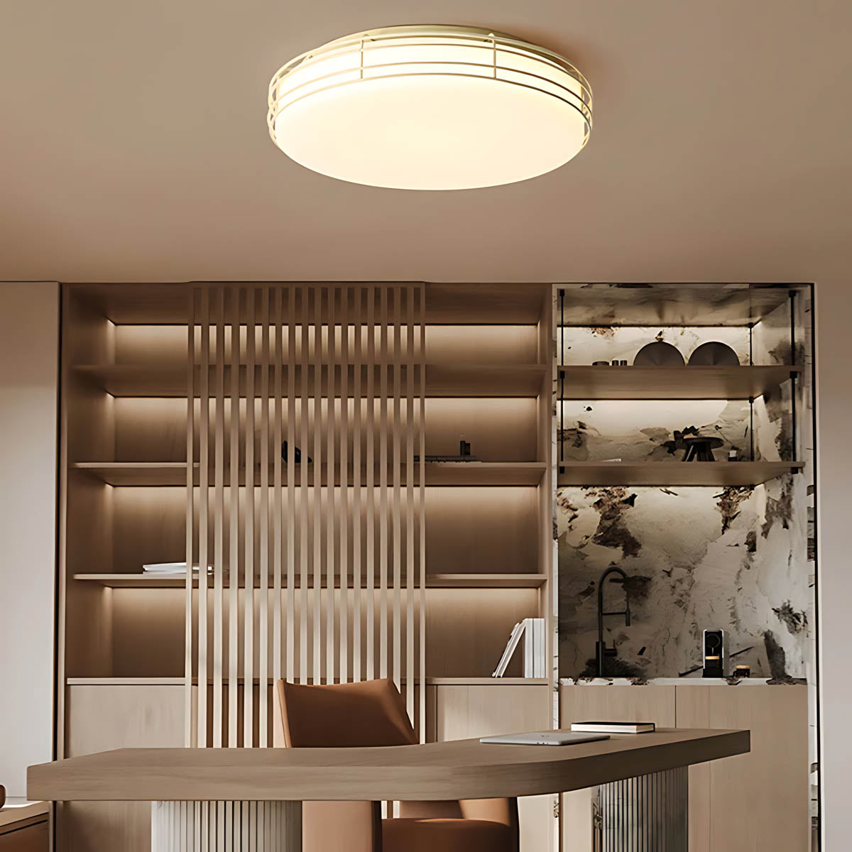 Silverwood Vessel Acrylic Ceiling Light — gallery image 2