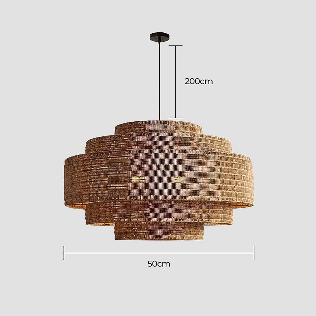 Whitmore Vessel Rattan Pendant Light — gallery image 10
