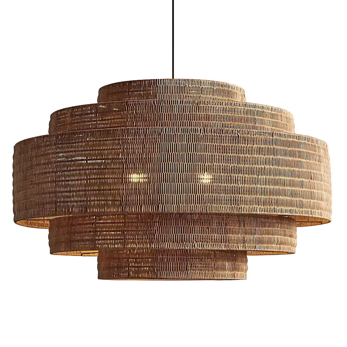 Whitmore Vessel Rattan Pendant Light — gallery image 6