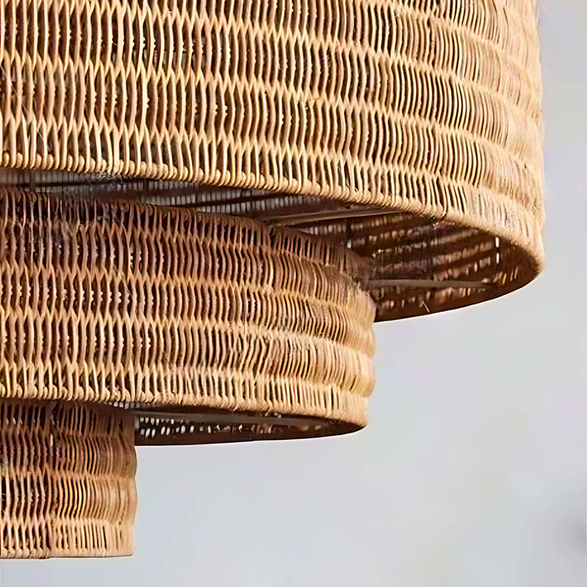 Whitmore Vessel Rattan Pendant Light — gallery image 7