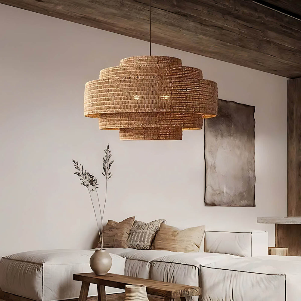 Whitmore Vessel Rattan Pendant Light — gallery image 4