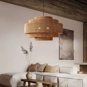 Whitmore Vessel Rattan Pendant Light — gallery image 4
