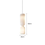 Woodford Vessel Metal Ribbed Pendant Light — gallery image 11