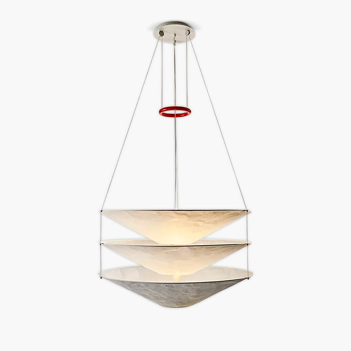 Alder Span Paper Pendant Light — gallery image 1