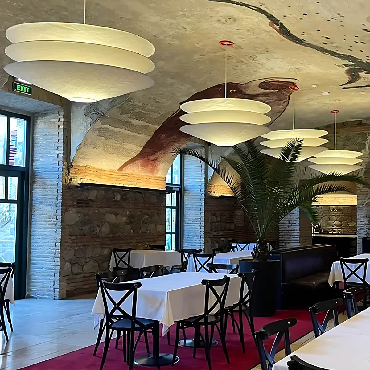 Alder Span Paper Pendant Light — gallery image 8