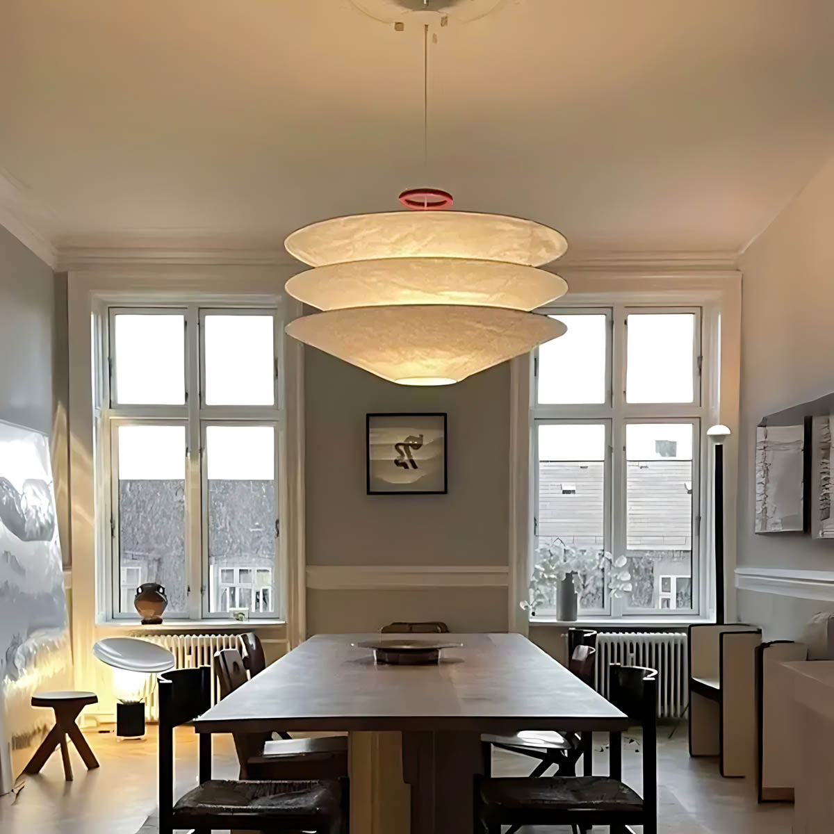 Alder Span Paper Pendant Light — gallery image 7