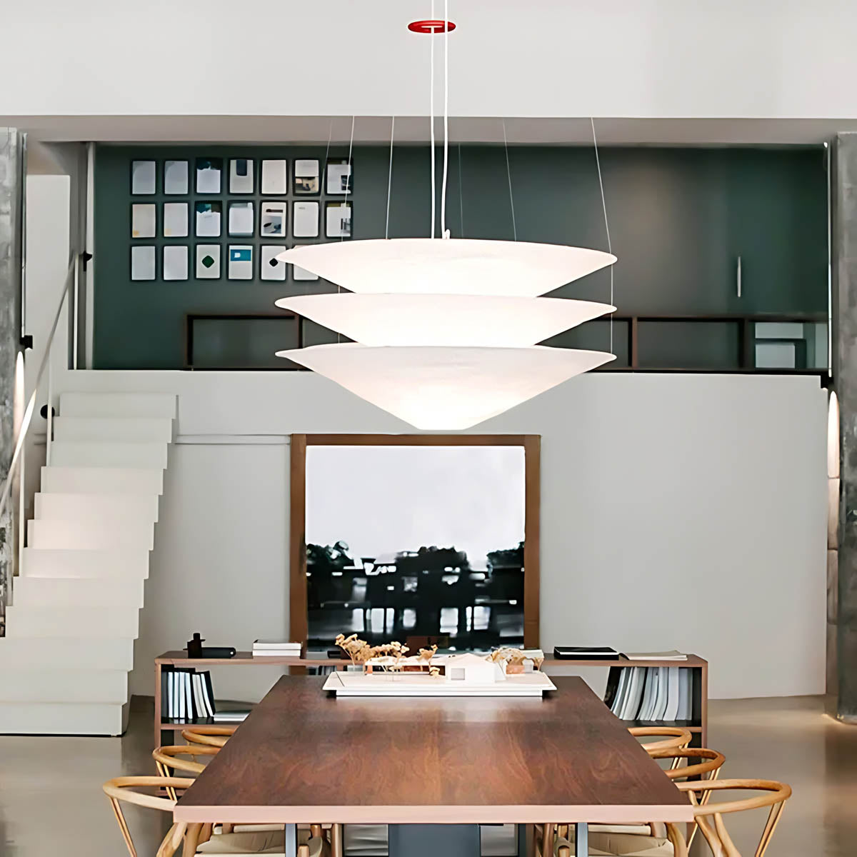 Alder Span Paper Pendant Light — gallery image 9