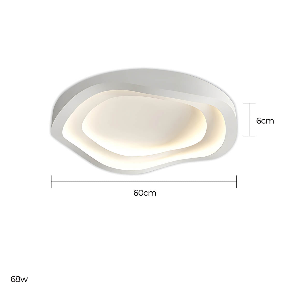 Kestrel Span Glass Ceiling Light — gallery image 14