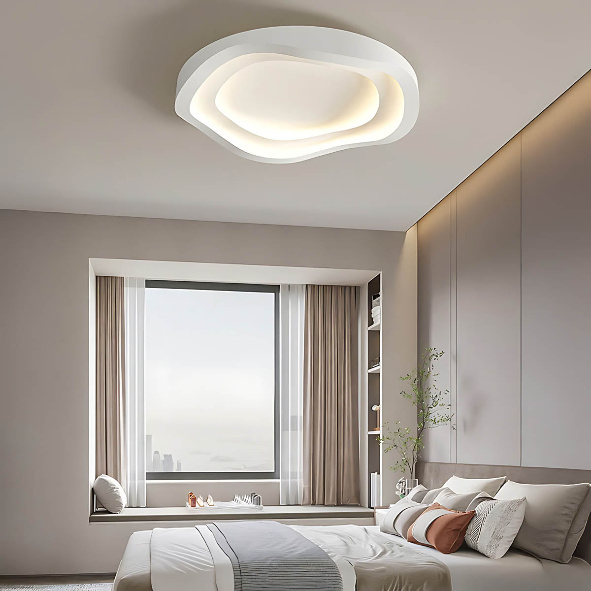 Kestrel Span Glass Ceiling Light — gallery image 3