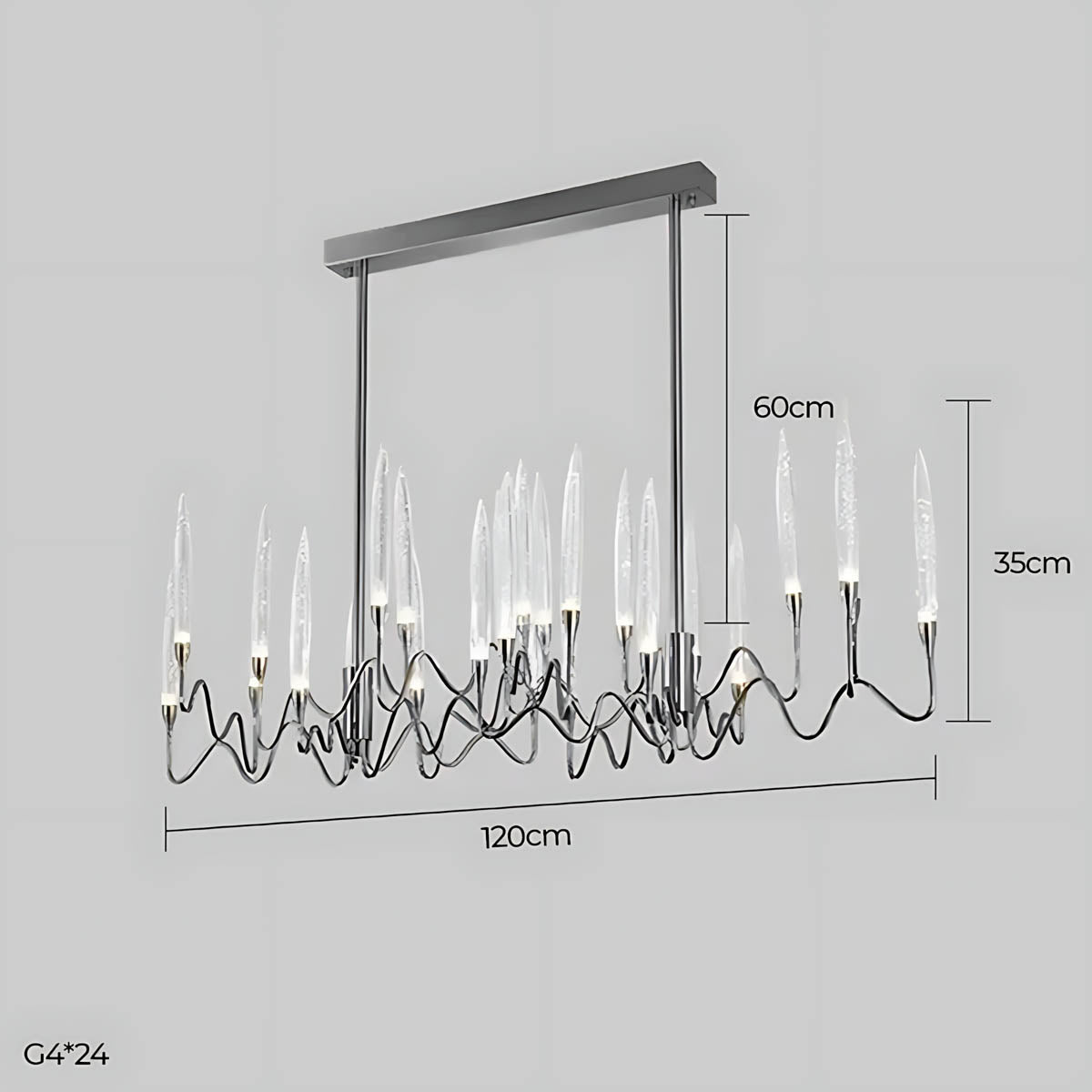 Hollis Span Crystal Chandelier — gallery image 31