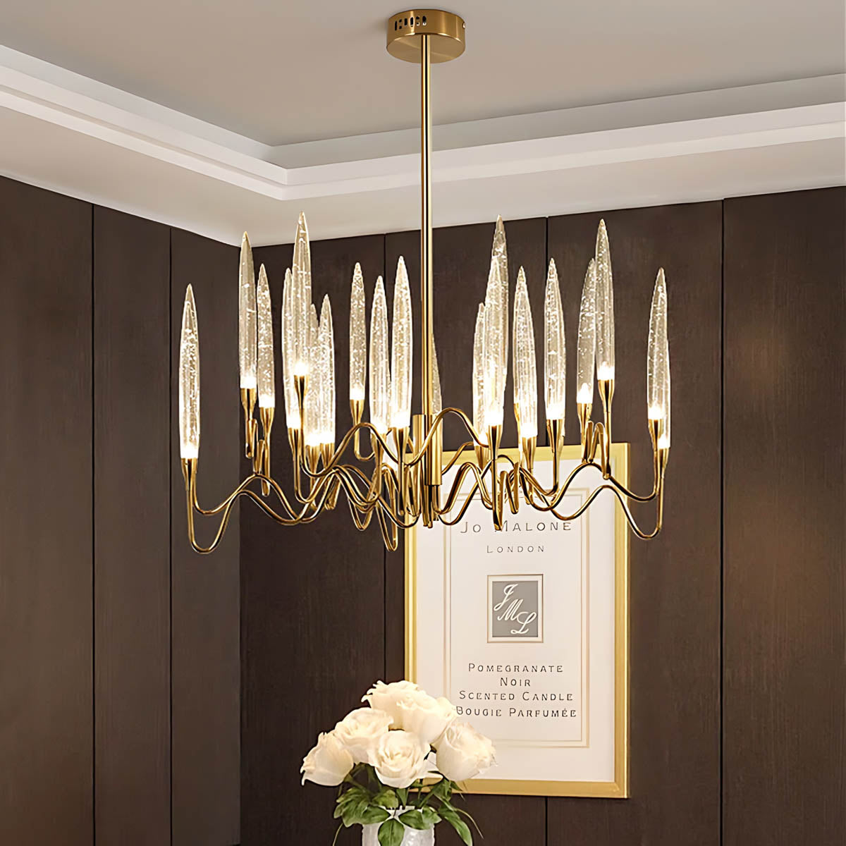 Hollis Span Crystal Chandelier — gallery image 2