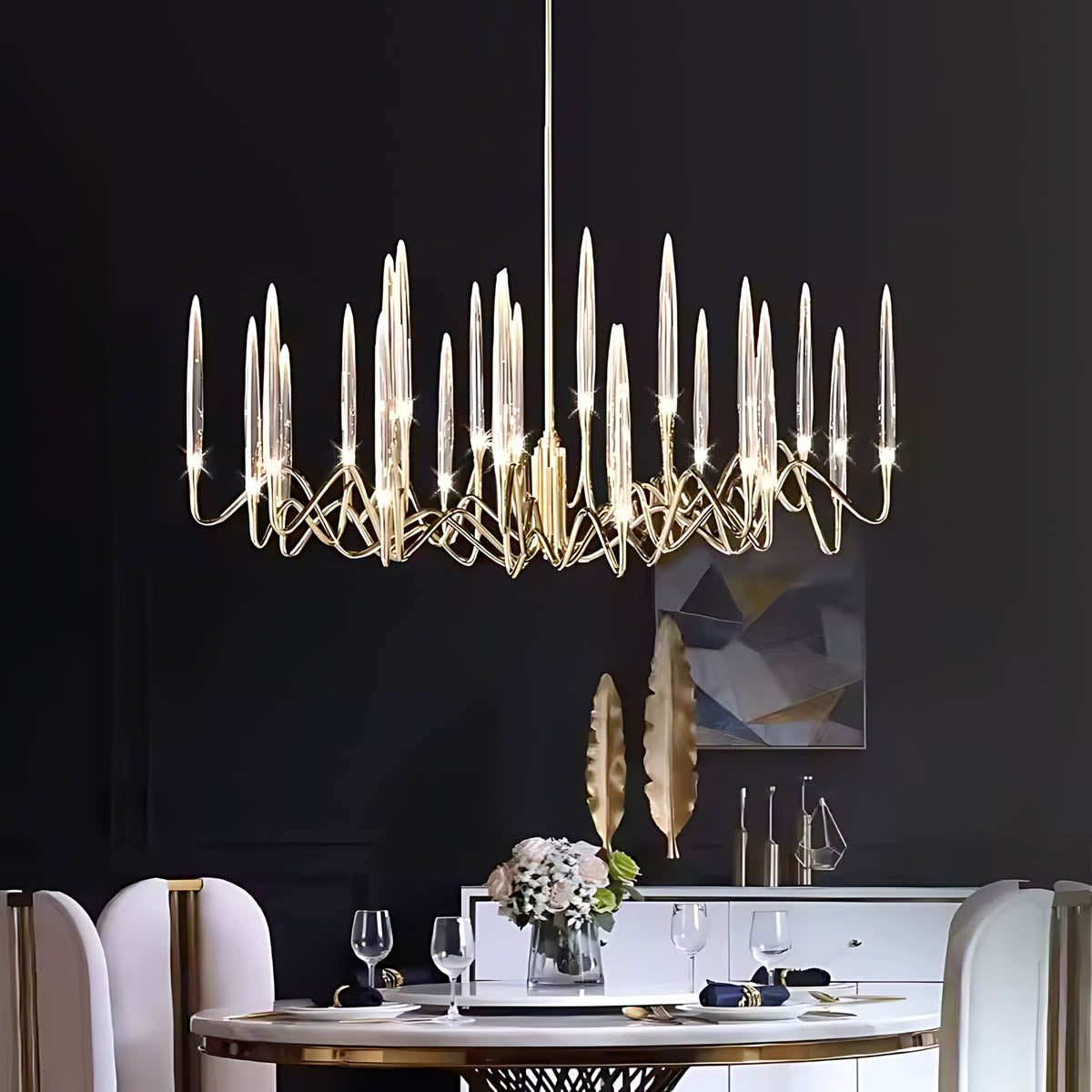 Hollis Span Crystal Chandelier — gallery image 13