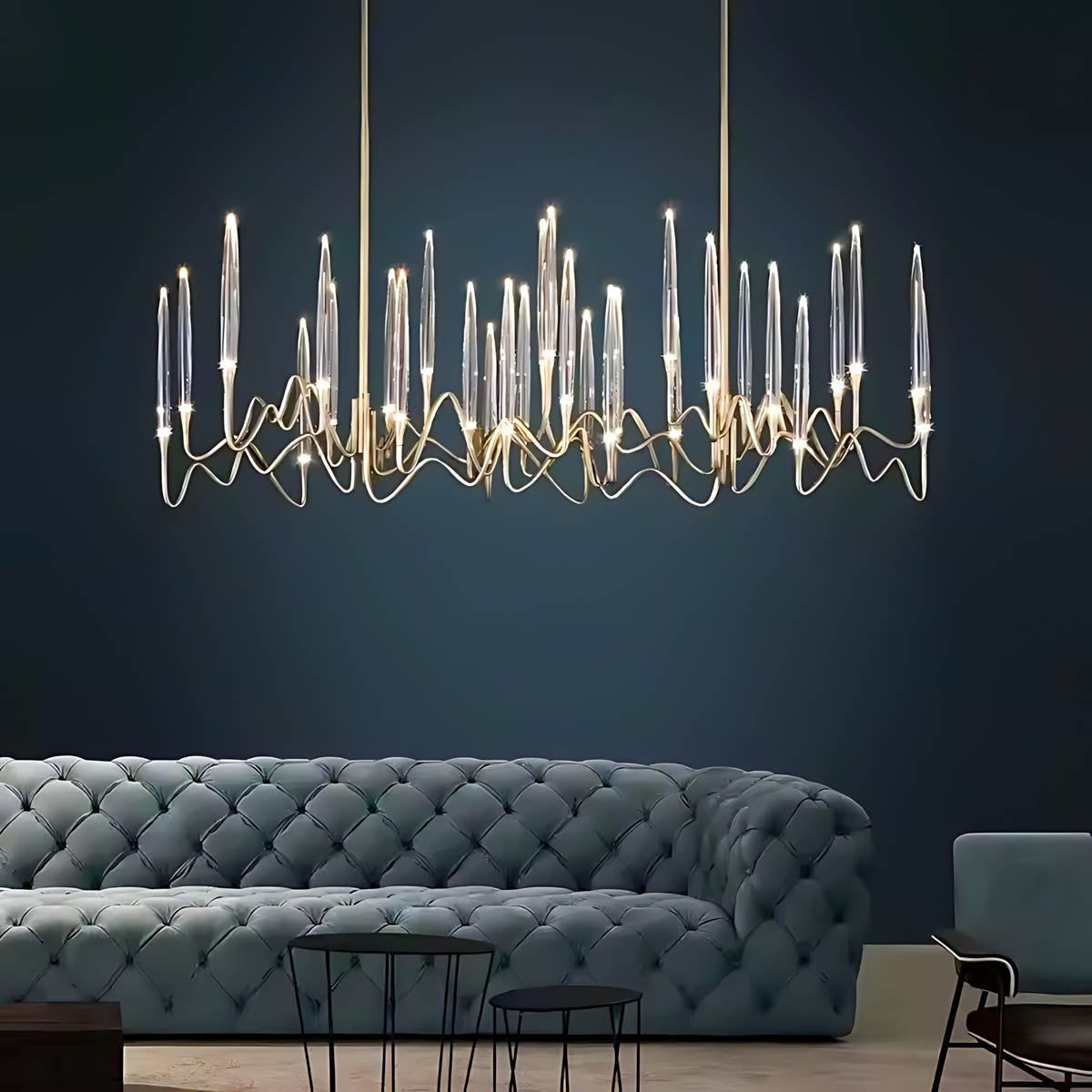 Hollis Span Crystal Chandelier — gallery image 11