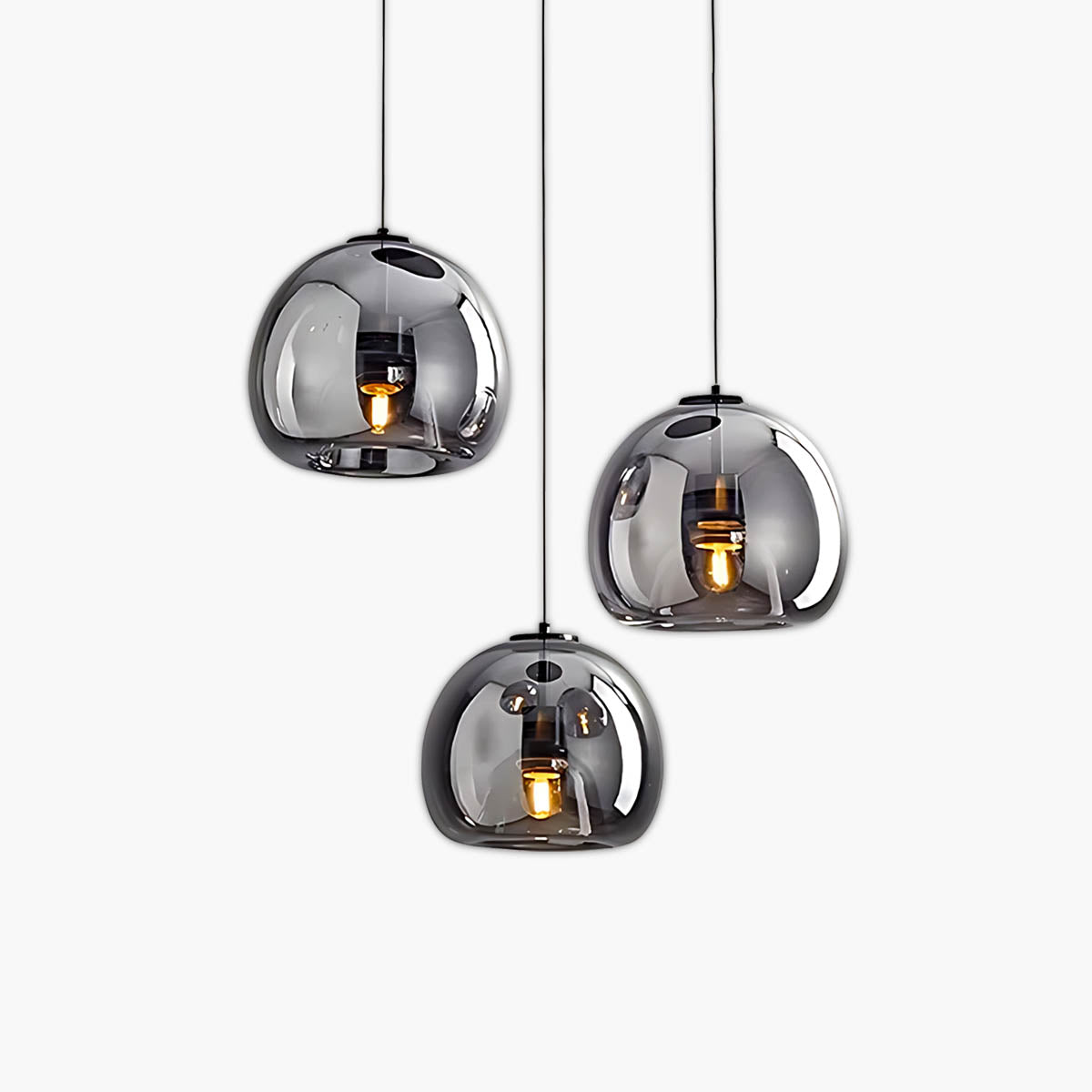 Rowan Span Glass Linear Chandelier — gallery image 1