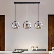 Rowan Span Glass Linear Chandelier — gallery image 14