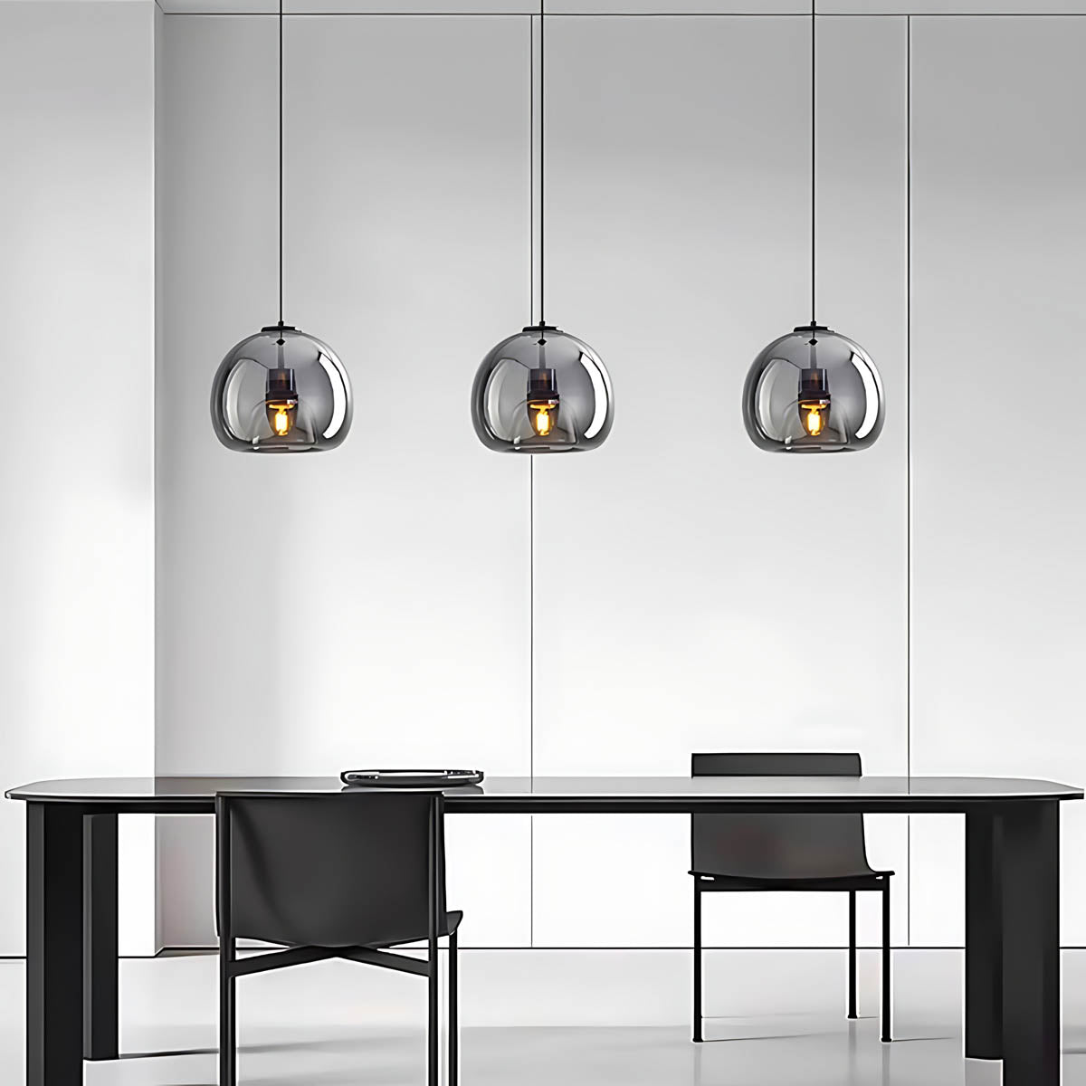 Rowan Span Glass Linear Chandelier — gallery image 12
