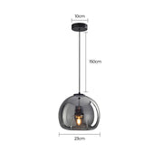 Rowan Span Glass Linear Chandelier — gallery image 19